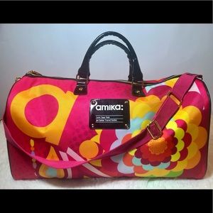 Amika Signature Oblpihica Print Duffle Bag